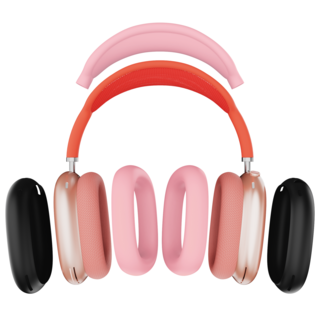 가꼬싶다 에어팟 맥스 올인원 케이스 세트, 28번 블랙/핑크/핑크