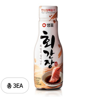 샘표 회간장 200ml 3개 세트 샘표 회간장 200ml 3개 세트