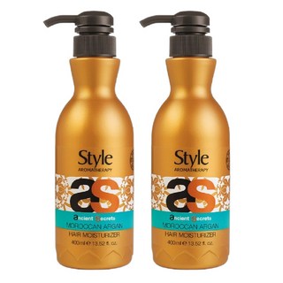 이스라엘 극손상 노워시 모로칸 트리트먼트 대용량 400ml, 2개