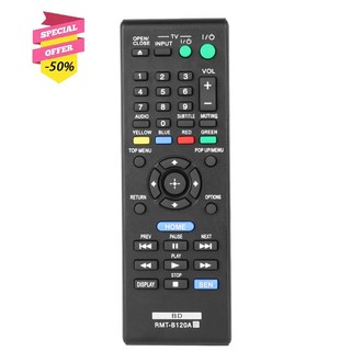 호환 소니 블루레이 디스크 플레이어용 RMT-B120A 리모컨 BDP-S190 BDP-S390 BDP-S490 BDP-S510 BDP-S590 BDP-S1100 BDP-S3100, 1개