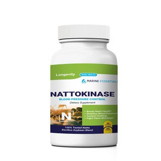 마린 에센셜 Marine Essentials 나토키나제 100mg 60 베지 캡슐, 1개