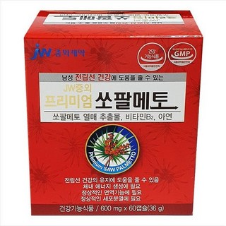 중외제약 프리미엄 쏘팔메토, 60정, 3개