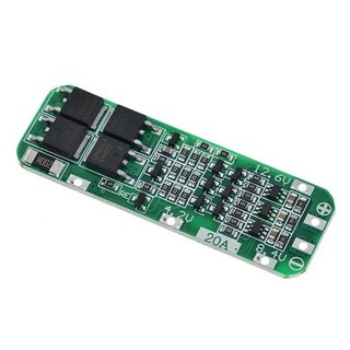 18650 3셀 12.6V 20A 리튬이온 배터리 충전 보호 모듈 BMS – 1개 18650배터리팩 1s3p