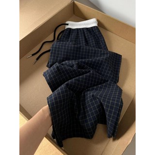 카고바지 여유로운 바지 여성용 와이드 레그 얇은 여름 캐주얼 스트레이트 루즈핏 팬츠