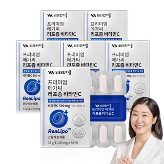 비타민마을 프리미엄 메가씨 리포좀 비타민C, 6개, 30정