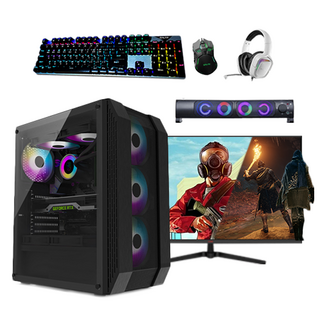 체인컴퓨터 게이밍 고사양PC 컴퓨터 모니터 풀세트 조립컴퓨터 사용 모습