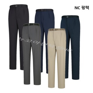 웨스트우드 WESTWOOD 남성 신축성이 뛰어난 세로 골조직 나일론 스판원단을 사용한 데일리 원턱 팬츠 5컬러 WO1MTPL507