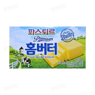 파스퇴르 홈버터 450g (무염버터), 4개