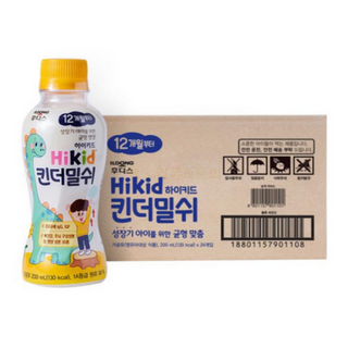 후디스 하이키드 유아 킨더밀쉬 200ml, 우유, 6개