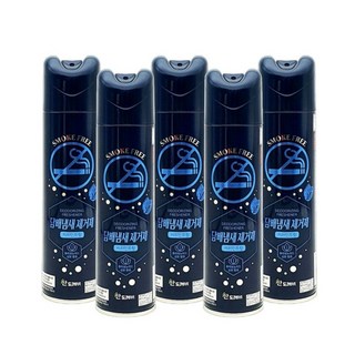 (형제)산도깨비 공기청향제 스프레이 페퍼민트향 담배냄새제거제, 300ml, 5개