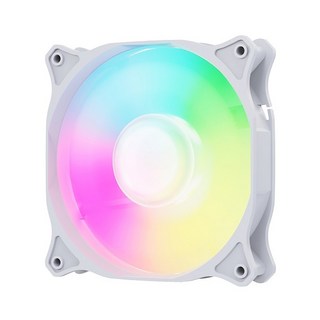 [ABKO] U7 120 FRGB [시스템쿨러/120mm] [화이트], 1개, 화이트