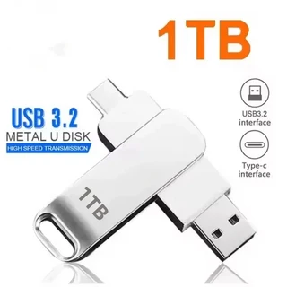 Xiaomi 16TB 플래시 드라이브 USB 3.0 고속 펜 컴퓨터 저장 용 방수 유형 C 메모리 ﻿, 03 Silver 1T
