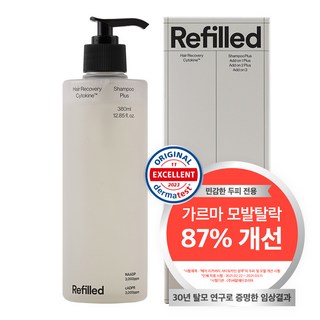 리필드 헤어 리커버리 사이토카인 샴푸 플러스 센서티브 케어, 1개, 380ml