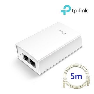 티피링크 TL-POE4824G+랜선 5M 기가비트 48V 패시브 어댑터 세트, 1개