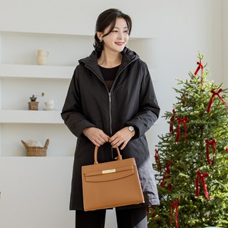 [김여사] 보헬 후드 패딩 점퍼 중년여성의류 엄마옷 50대 여성