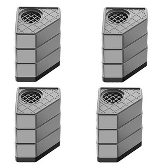 애니틴 S-130 세탁기 받침대 대형 냉장고 건조기 단차 높이조절 받침대 4pcs, 4개, S-130 세탁기 받침대 3단