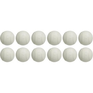내부 및 외부 고무 야구공(공공재) 전일본 소프트 야구 연맹 인증 공 12개(12강아지 공) 번호 J/M/H, 시간