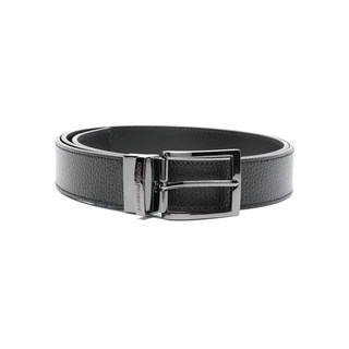 Emporio Armani 그레인 가죽 벨트