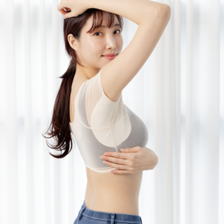 HNF 뽀송이너 여자 겨드랑이 땀 흡수 순면패드 겨땀 속옷 메쉬소재