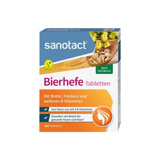 자노닥트 사노탁트 비어헤페 맥주효모 400정 6개 (독일) sanotact Bierhefe