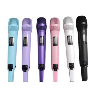 무선 핸드 마이크 아이돌 커스텀 컬러 강의용 공연용, 핑크 + 알루미늄 케이스, 1개