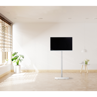 지트론 스탠바이미 이동형 TV거치대 32인치 TV스탠드 이동형 모니터스탠드, 8자잭 2M, 1개