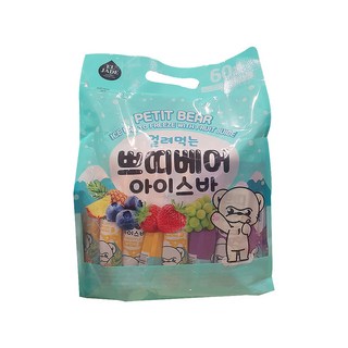 엘제이드 얼려먹는 쁘띠베어 아이스바, 1개, 200ml