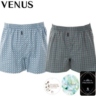 비너스 이월 행사 선물용 고급라인 100수 순면 소프트밴드 기하패턴 남성 트렁크 사각팬티 (( 95 100 105 110 )) VMP1909D 애플