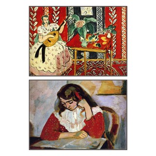 앙리 마티스 인물 시리즈 13점 특대형 80x100cm 부부 선물 감성 포스터, A, 블랙