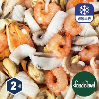 깔끔손질 해물 모듬, 2개, 600g