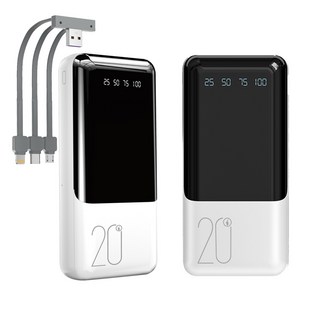 초고속 충전 가능한 20000mAh 대용량 무선 보조배터리 – 잔량 표시 기능 포함, 스타일1 보조배터리65w 초고속 충전 가능한 20000mAh 대용량 무선 보조배터리 – 잔량 표시 기능 포함, 스타일1 보조배터리65w
