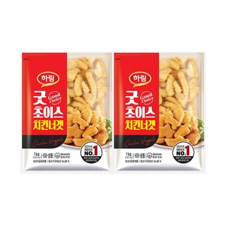 하림 굿초이스치킨너겟 1kg, 2개