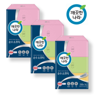 소프티 미용티슈 250매 3개입x3팩, 250매입, 9개 미용티슈6입 소프티 미용티슈 250매 3개입x3팩, 250매입, 9개 미용티슈6입