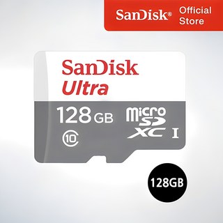 샌디스크 마이크로 SD카드 SDXC ULTRA 울트라 SDSQUNR-128G-GN3MN, 128GB, 1개