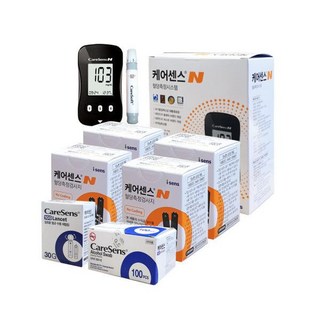 케어센스N 측정기 +시험지200매(27년2월)+침200매+솜200매, 케어센스N 측정기 +시험지200매(27년2월)+침200