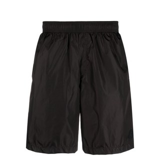 Moncler(몽클레르) 로고 패치 스윔 쇼츠, 블랙계열