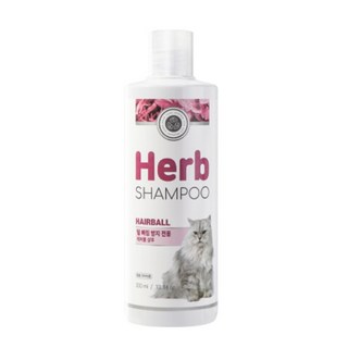 펫퍼스 허브 고양이 샴푸 300ml (헤어볼), 1개