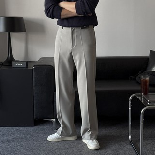 브리드 뒷밴딩 세미와이드 슬랙스