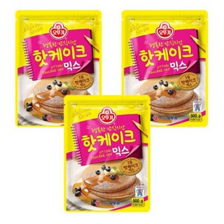 오뚜기 핫케이크믹스 500g 3개