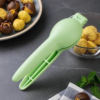 밤열기 너트 필러 쉘링 호두 크래커 클립 인형 오프너 펜치 커터 주방 도구, 01 Green, 1개
