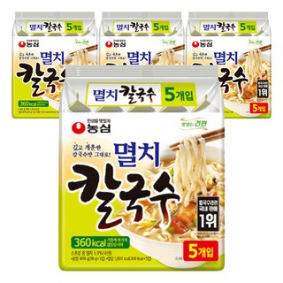 농심 사천백짬뽕 94g 16개, 멸치칼국수 20개 대표 이미지 - 짬뽕라면 추천