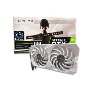 갤럭시 GALAX 지포스 RTX 3050 EX WHITE D6 6GB DVI 그래픽카드