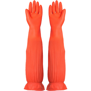 홈매직 고무장갑 사용 모습