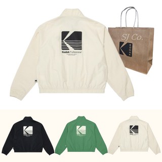 [백화점판] 코닥 바람막이 자켓 우먼 에센셜 빅로고 우븐 + 쇼핑백