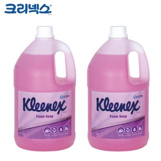 크리넥스 핸드워시 폼 솝 로즈라일락향 4L x 2개 hoo*1125hc, 없음