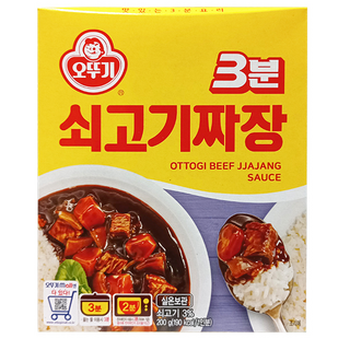 3분 쇠고기짜장, 200g, 1개