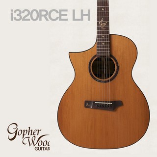 고퍼우드 i320 RCE LH 왼손연주 GA바디 탑솔리드 픽업장착, 1개