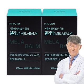 이시형박사 식물성 멜라토닌 함유 닥터루템 멜라밤, 2개, 30정