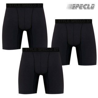 남성 기능성 에어로라이트 사각 스판 롱 드로즈 5부 빅사이즈 95-120 팬티 3매 329