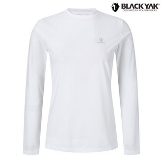 블랙야크 [ BLACK YAK ] 햇빛이 강한 여름을 위한 냉감 베이스레이어 티셔츠 여성 아이스프레쉬 라운드 베이스레이어 WH ETMU